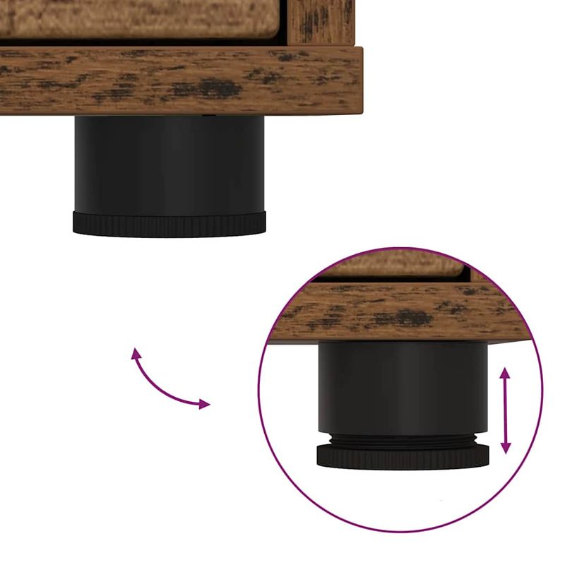 Casa si Gradina - Mobilier - Dulapuri si sifoniere - Dulapuri - Dulap de depozitare Lemn Vechi 60 x 48 x 57 cm Lemn compozit - Infinity.ro