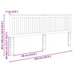 Casa si Gradina - Mobilier - Paturi si accesorii - Accesorii paturi - Tablie de depozitare Stejar sonoma 150 cm Lemn compozit - Infinity.ro