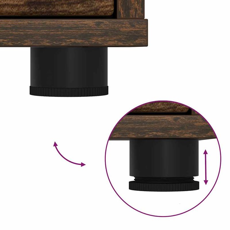 Casa si Gradina - Mobilier - Dulapuri si sifoniere - Dulapuri - Dulap de depozitare Stejar fumuriu 60 x 48 x 57 cm - Infinity.ro