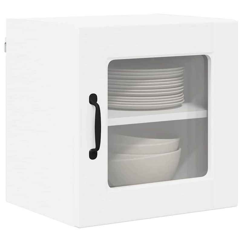 Casa si Gradina - Mobilier - Comode si corpuri - Corpuri bucatarie - Dulap suspendat de bucatarie cu raft 2 pcs Alb 40 x 31 x 40 cm - Infinity.ro
