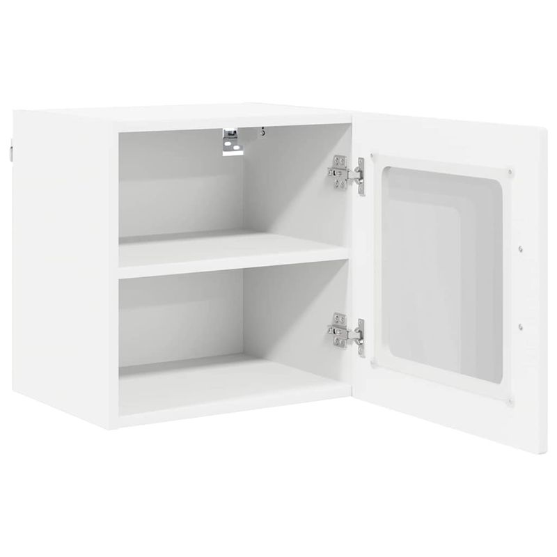 Casa si Gradina - Mobilier - Comode si corpuri - Corpuri bucatarie - Dulap suspendat de bucatarie cu raft 2 pcs Alb 40 x 31 x 40 cm - Infinity.ro