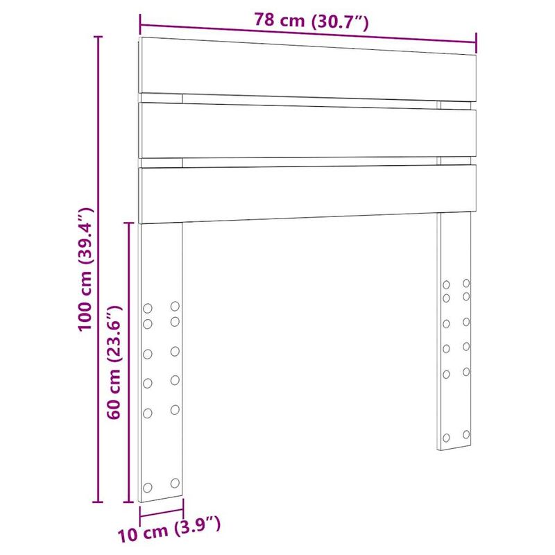 Casa si Gradina - Mobilier - Paturi si accesorii - Accesorii paturi - Tablie de pat cu dulapuri, gri sonoma, 160 cm, lemn prelucrat - Infinity.ro