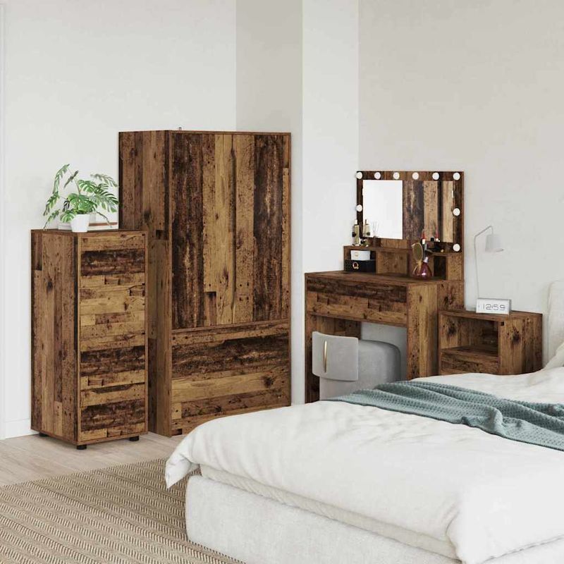 Casa si Gradina - Mobilier - Dulapuri si sifoniere - Dulapuri - Dulap de depozitare Lemn Vechi 40 x 48 x 105 cm Lemn compozit - Infinity.ro