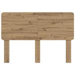 Casa si Gradina - Mobilier - Paturi si accesorii - Accesorii paturi - Tablie de pat cu aripioare negru 93x23x78/88 cm textil - Infinity.ro