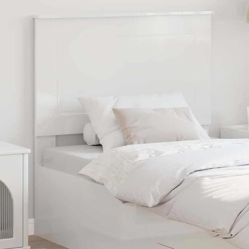 Casa si Gradina - Mobilier - Paturi si accesorii - Accesorii paturi - Tablie de depozitare Stejar afumat 90 cm Lemn compozit - Infinity.ro