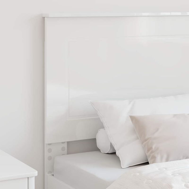 Casa si Gradina - Mobilier - Paturi si accesorii - Accesorii paturi - Tablie de depozitare Stejar afumat 90 cm Lemn compozit - Infinity.ro