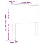 Casa si Gradina - Mobilier - Paturi si accesorii - Accesorii paturi - Tablie de depozitare Stejar afumat 90 cm Lemn compozit - Infinity.ro