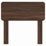 Casa si Gradina - Mobilier - Paturi si accesorii - Accesorii paturi - Tablie de pat cu aripioare, negru, 203x16x118/128 cm, textil - Infinity.ro