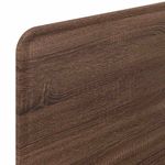 Casa si Gradina - Mobilier - Paturi si accesorii - Accesorii paturi - Tablie de pat cu aripioare, negru, 203x16x118/128 cm, textil - Infinity.ro