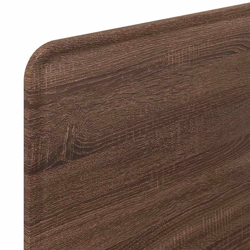 Casa si Gradina - Mobilier - Paturi si accesorii - Accesorii paturi - Tablie de pat cu aripioare, negru, 203x16x118/128 cm, textil - Infinity.ro