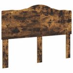 Casa si Gradina - Mobilier - Paturi si accesorii - Accesorii paturi - Tablie de pat cu aripioare, crem, 203x16x118/128 cm, textil - Infinity.ro