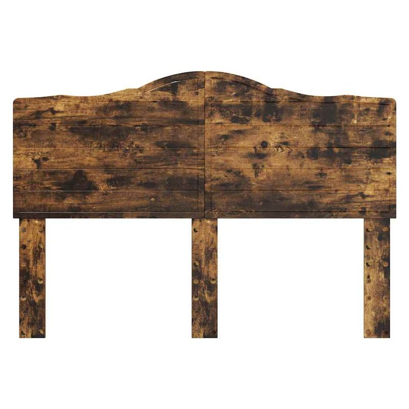Casa si Gradina - Mobilier - Paturi si accesorii - Accesorii paturi - Tablie de pat cu aripioare, crem, 203x16x118/128 cm, textil - Infinity.ro