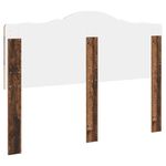 Casa si Gradina - Mobilier - Paturi si accesorii - Accesorii paturi - Tablie de pat cu aripioare gri inchis 183x16x78/88 cm textil - Infinity.ro