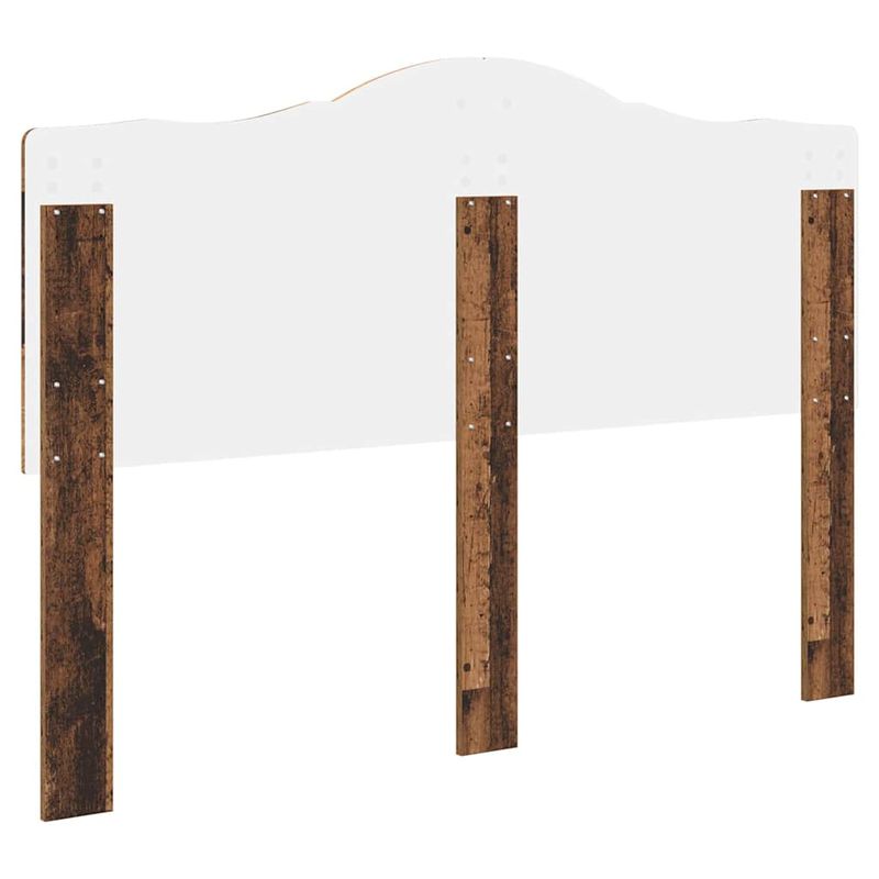 Casa si Gradina - Mobilier - Paturi si accesorii - Accesorii paturi - Tablie de pat cu aripioare gri inchis 183x16x78/88 cm textil - Infinity.ro