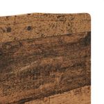 Casa si Gradina - Mobilier - Paturi si accesorii - Accesorii paturi - Tablie de pat cu aripioare gri inchis 183x16x78/88 cm textil - Infinity.ro