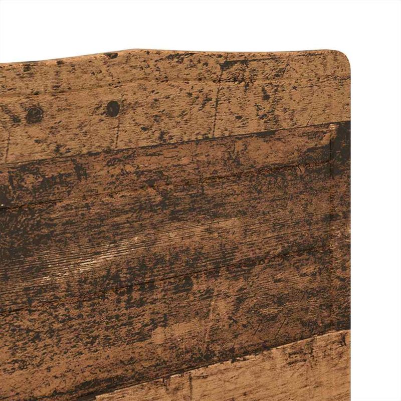 Casa si Gradina - Mobilier - Paturi si accesorii - Accesorii paturi - Tablie de pat cu aripioare gri inchis 183x16x78/88 cm textil - Infinity.ro