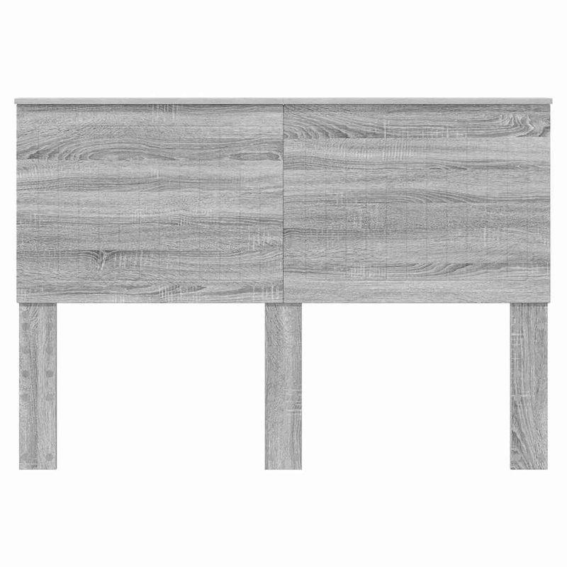 Casa si Gradina - Mobilier - Paturi si accesorii - Accesorii paturi - Tablie de pat cu aripioare gri 183x16x78/88 cm piele ecologica - Infinity.ro