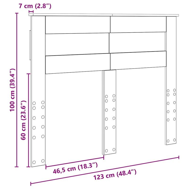 Casa si Gradina - Mobilier - Paturi si accesorii - Accesorii paturi - Tablie de pat cu aripioare albastru 163x16x78/88 cm textil - Infinity.ro