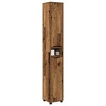 Casa si Gradina - Mobilier - Mobilier baie - Corpuri baie - Dulap de Baie Lemn Vechi 30,5 x 30 x 195 cm Lemn compozit - Infinity.ro