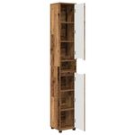Casa si Gradina - Mobilier - Mobilier baie - Corpuri baie - Dulap de Baie Lemn Vechi 30,5 x 30 x 195 cm Lemn compozit - Infinity.ro