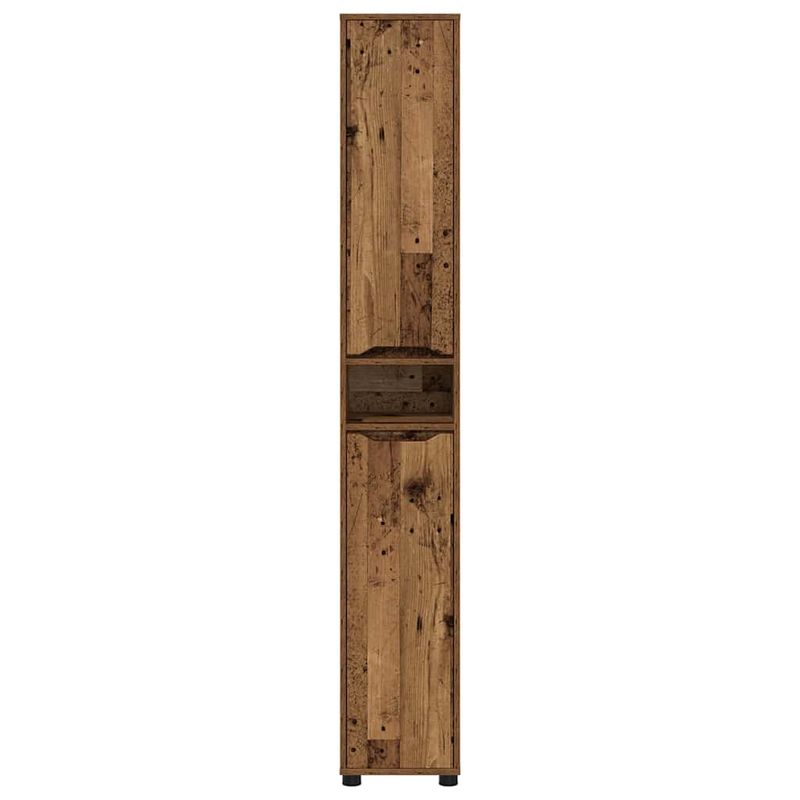 Casa si Gradina - Mobilier - Mobilier baie - Corpuri baie - Dulap de Baie Lemn Vechi 30,5 x 30 x 195 cm Lemn compozit - Infinity.ro