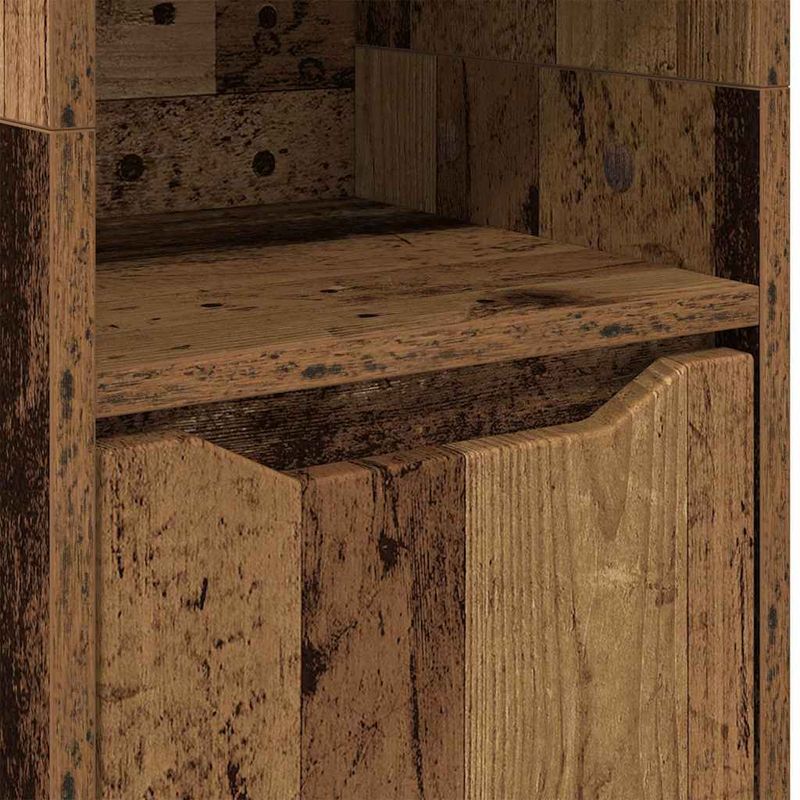 Casa si Gradina - Mobilier - Mobilier baie - Corpuri baie - Dulap de Baie Lemn Vechi 30,5 x 30 x 195 cm Lemn compozit - Infinity.ro