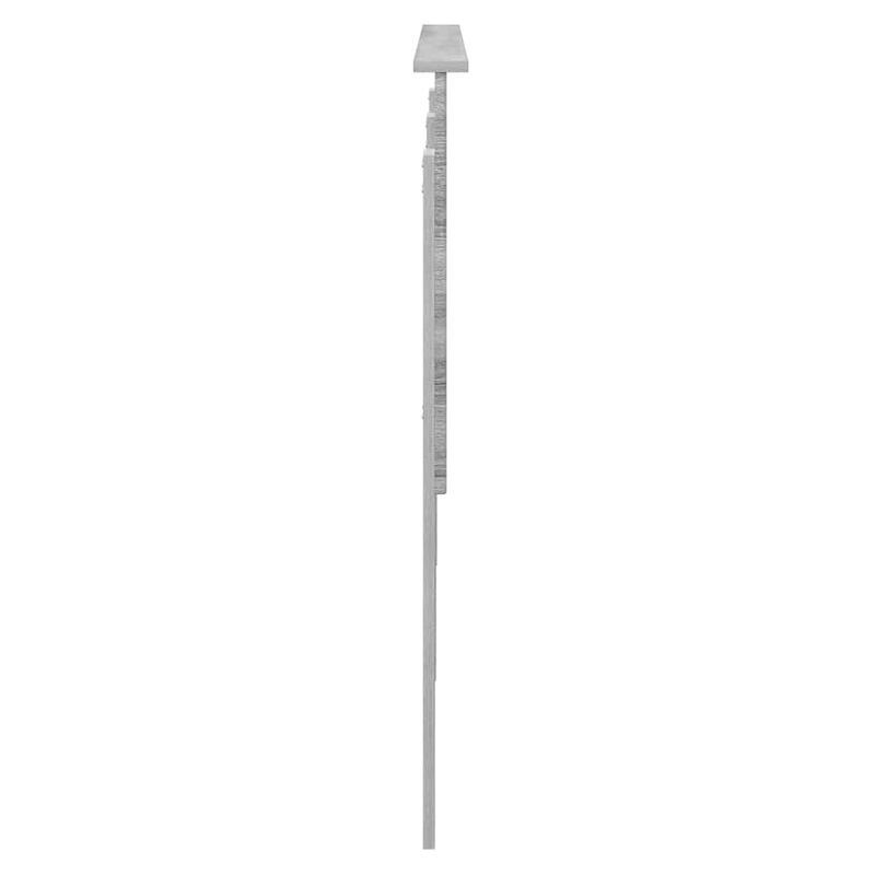 Casa si Gradina - Mobilier - Paturi si accesorii - Accesorii paturi - Tablie de pat cu aripioare gri 93x23x118/128 cm piele eco - Infinity.ro