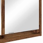 Casa si Gradina - Mobilier - Mobilier baie - Corpuri baie - Dulap cu oglinda pentru baie cu raft Lemn Vechi 60 x 20 x 60 cm - Infinity.ro