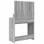 Casa si Gradina - Mobilier - Comode si corpuri - Masute de toaleta - Mese de toaleta pentru dormitor Gri Sonoma 80 x 39,6 x 135 cm - Infinity.ro