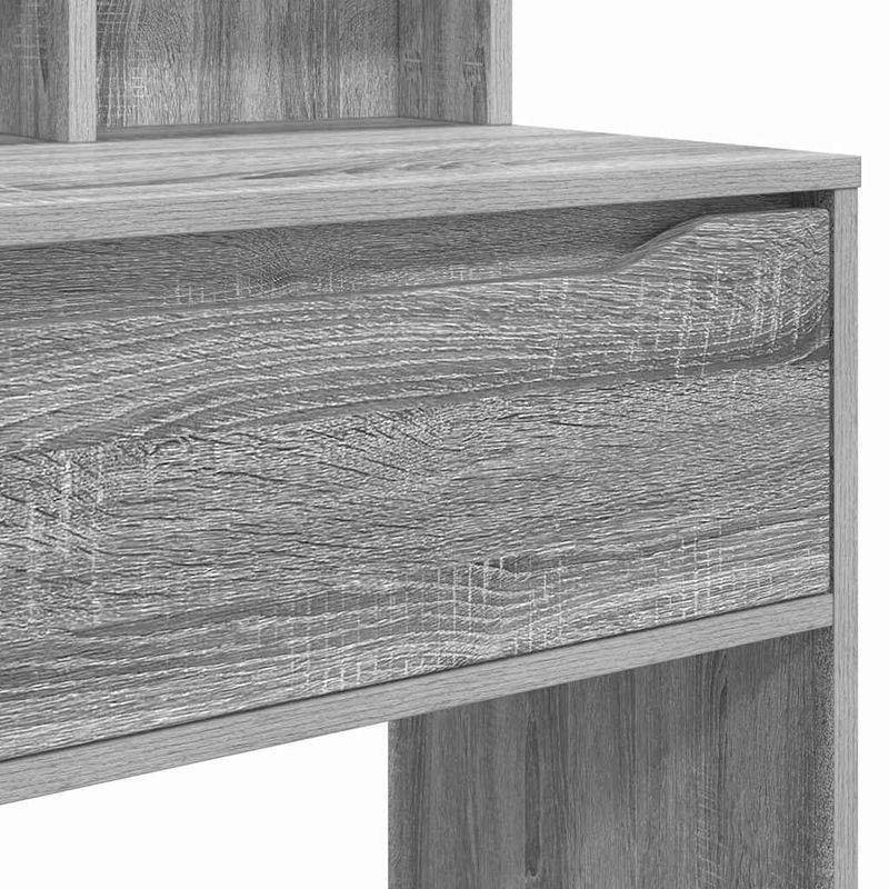 Casa si Gradina - Mobilier - Comode si corpuri - Masute de toaleta - Mese de toaleta pentru dormitor Gri Sonoma 80 x 39,6 x 135 cm - Infinity.ro