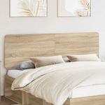 Casa si Gradina - Mobilier - Paturi si accesorii - Accesorii paturi - Tablie de pat cu LED, alb, 80x5x78/88 cm, piele ecologica - Infinity.ro