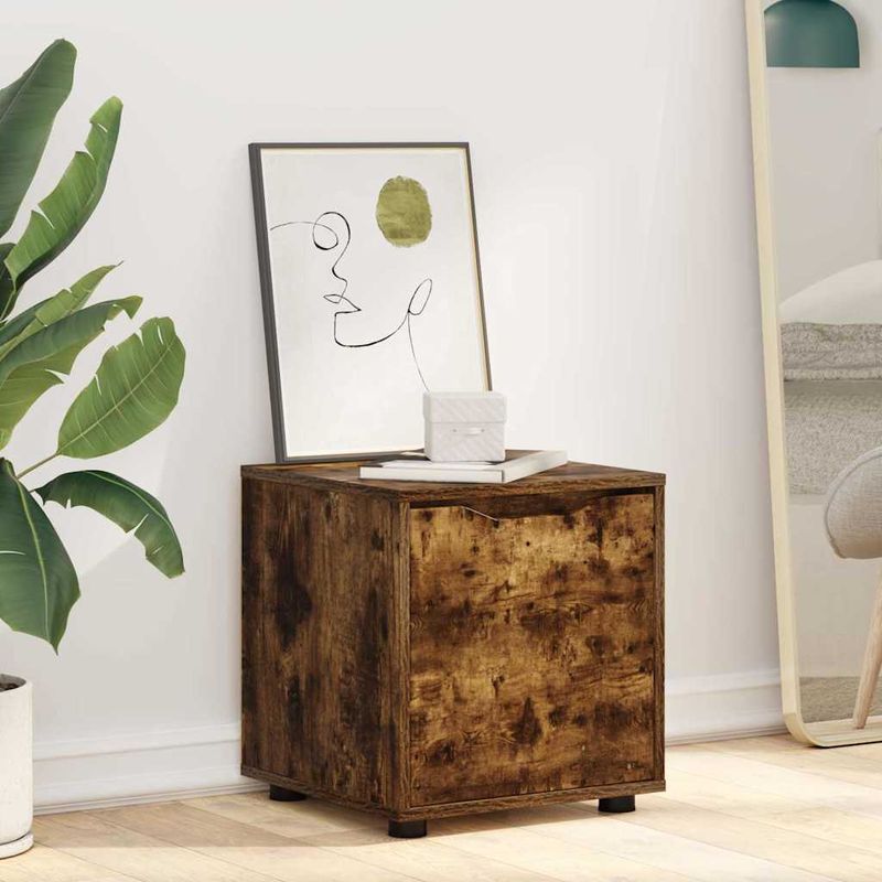 Casa si Gradina - Mobilier - Dulapuri si sifoniere - Dulapuri - Dulap de Baie Stejar fumuriu 40,5 x 40 x 44 cm Lemn compozit - Infinity.ro