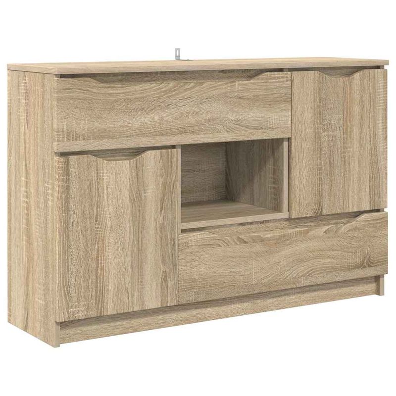 Casa si Gradina - Mobilier - Comode si corpuri - Comode - Bufet cu sertar Stejar Sonoma 100 x 30 x 65,6 Lemn compozit - Infinity.ro