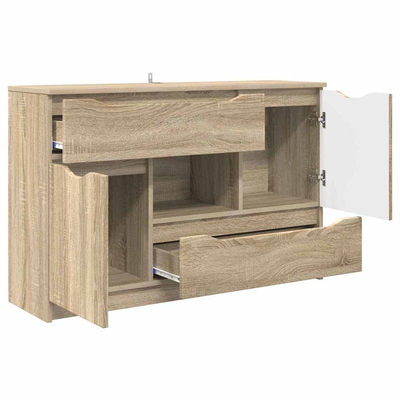 Casa si Gradina - Mobilier - Comode si corpuri - Comode - Bufet cu sertar Stejar Sonoma 100 x 30 x 65,6 Lemn compozit - Infinity.ro