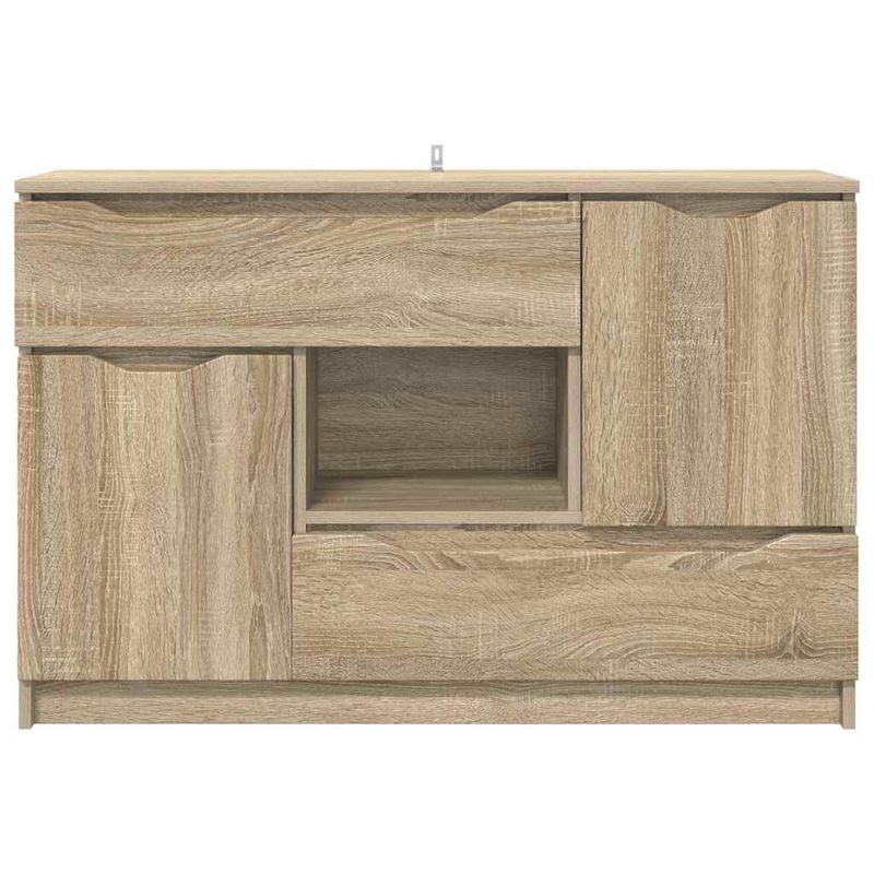 Casa si Gradina - Mobilier - Comode si corpuri - Comode - Bufet cu sertar Stejar Sonoma 100 x 30 x 65,6 Lemn compozit - Infinity.ro