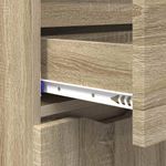 Casa si Gradina - Mobilier - Comode si corpuri - Comode - Bufet cu sertar Stejar Sonoma 100 x 30 x 65,6 Lemn compozit - Infinity.ro