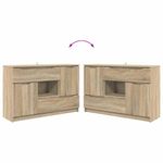 Casa si Gradina - Mobilier - Comode si corpuri - Comode - Bufet cu sertar Stejar Sonoma 100 x 30 x 65,6 Lemn compozit - Infinity.ro
