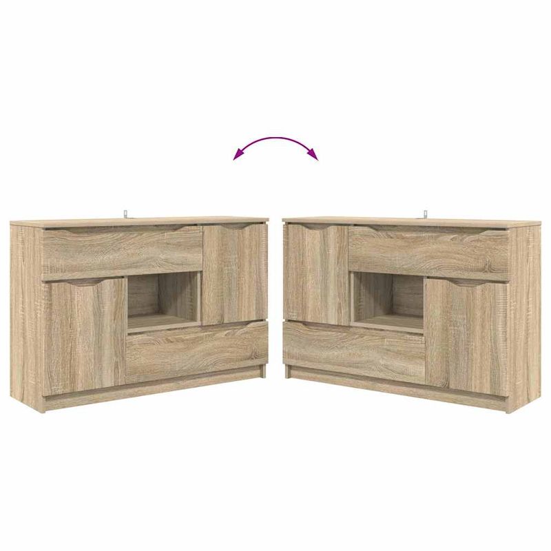 Casa si Gradina - Mobilier - Comode si corpuri - Comode - Bufet cu sertar Stejar Sonoma 100 x 30 x 65,6 Lemn compozit - Infinity.ro