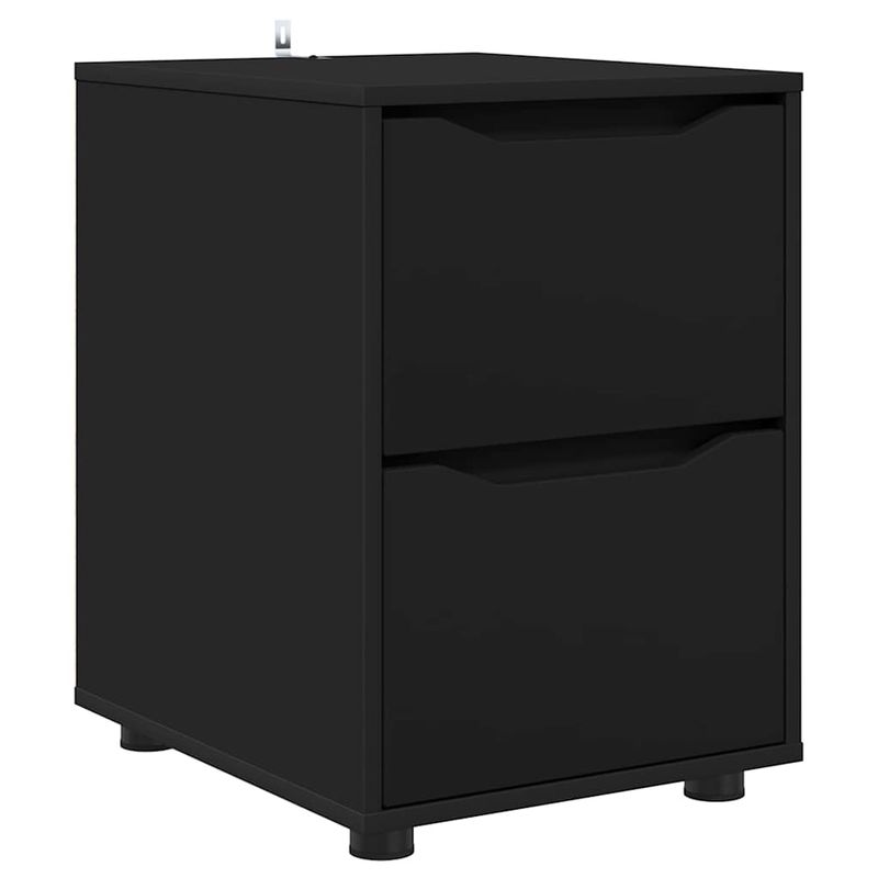 Casa si Gradina - Mobilier - Dulapuri si sifoniere - Dulapuri - Dulap de depozitare Negru 40 x 48 x 57 cm Lemn compozit - Infinity.ro