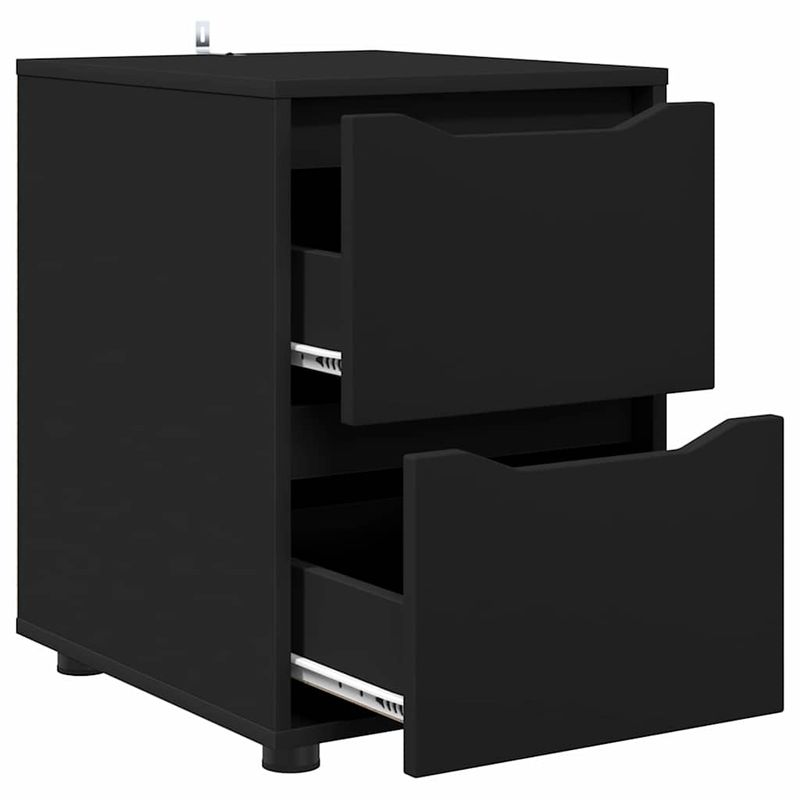 Casa si Gradina - Mobilier - Dulapuri si sifoniere - Dulapuri - Dulap de depozitare Negru 40 x 48 x 57 cm Lemn compozit - Infinity.ro