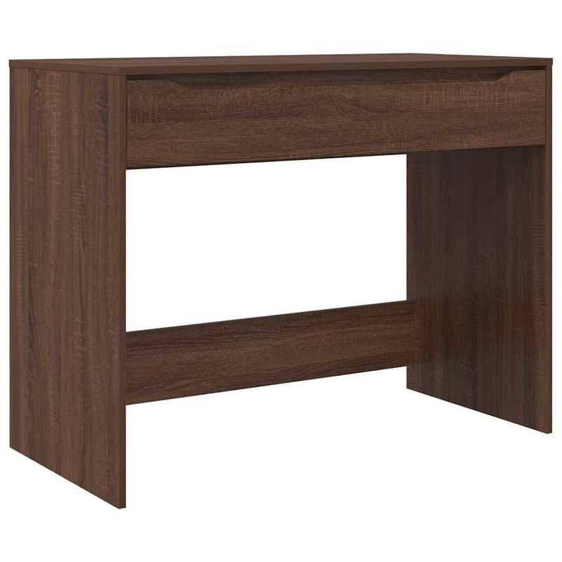 Casa si Gradina - Mobilier - Mese si birouri - Birouri - Birou cu sertar Stejar inchis 100 x 50 x 78 cm Lemn compozit - Infinity.ro