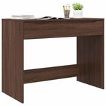 Casa si Gradina - Mobilier - Mese si birouri - Birouri - Birou cu sertar Stejar inchis 100 x 50 x 78 cm Lemn compozit - Infinity.ro