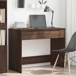 Casa si Gradina - Mobilier - Mese si birouri - Birouri - Birou cu sertar Stejar inchis 100 x 50 x 78 cm Lemn compozit - Infinity.ro
