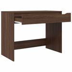 Casa si Gradina - Mobilier - Mese si birouri - Birouri - Birou cu sertar Stejar inchis 100 x 50 x 78 cm Lemn compozit - Infinity.ro