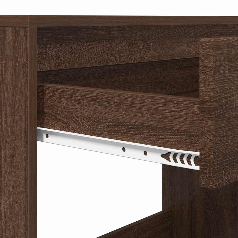 Casa si Gradina - Mobilier - Mese si birouri - Birouri - Birou cu sertar Stejar inchis 100 x 50 x 78 cm Lemn compozit - Infinity.ro