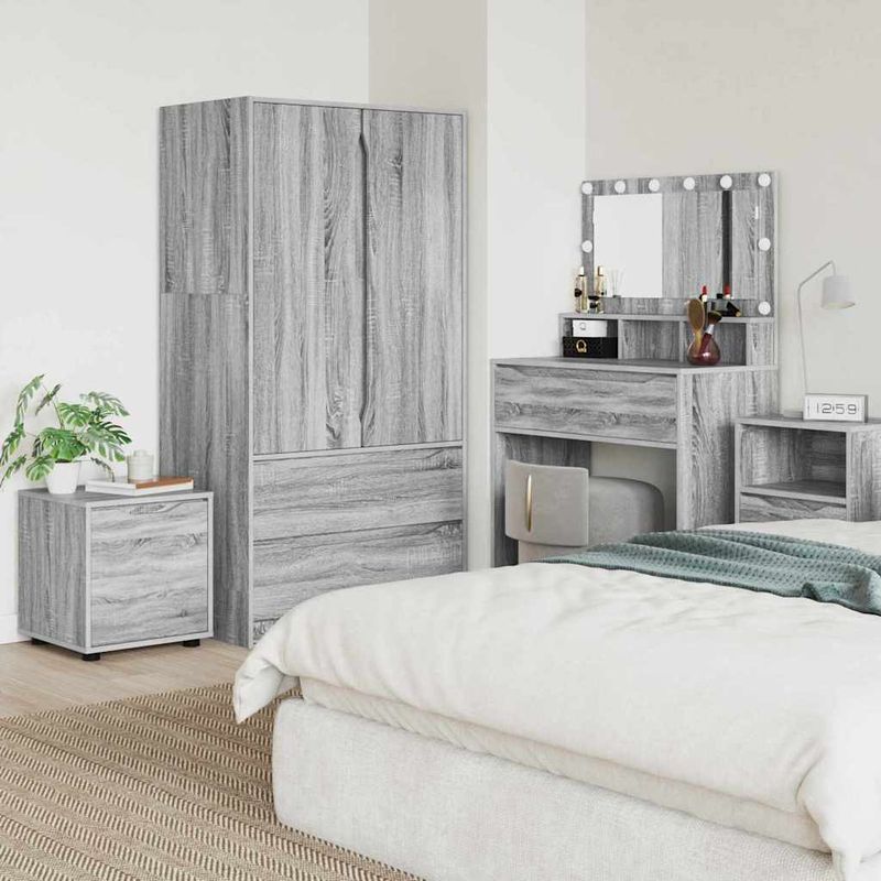 Casa si Gradina - Mobilier - Dulapuri si sifoniere - Dulapuri - Dulap de Baie Gri Sonoma 40,5 x 40 x 44 cm Lemn compozit - Infinity.ro