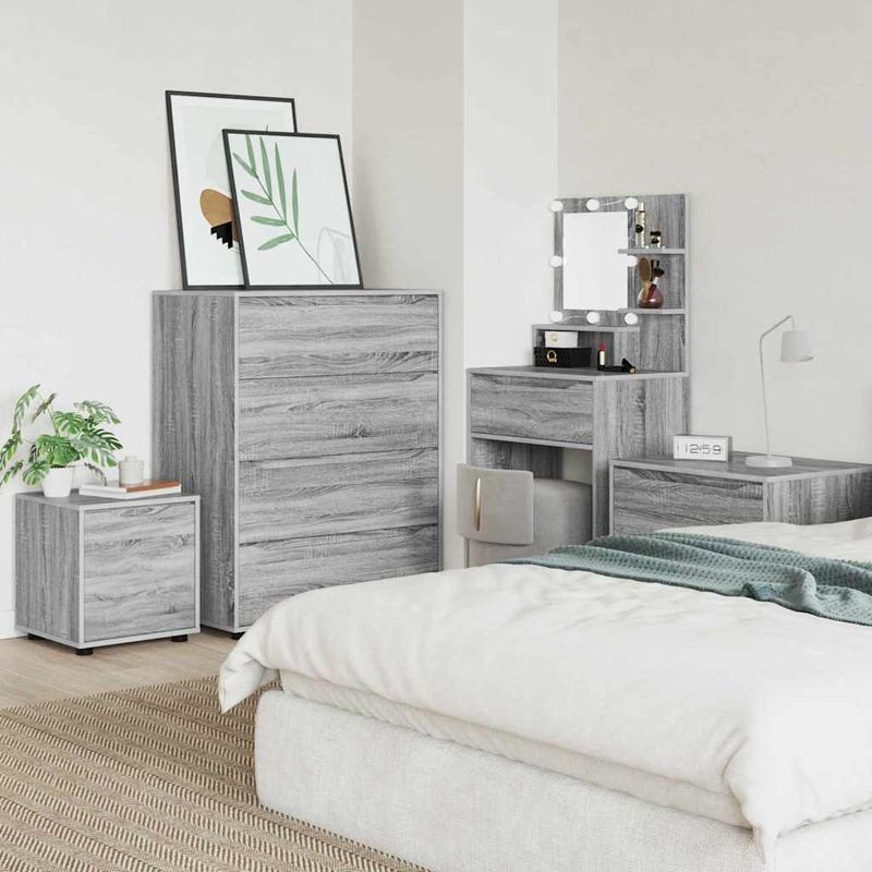 Casa si Gradina - Mobilier - Dulapuri si sifoniere - Dulapuri - Dulap de Baie Gri Sonoma 40,5 x 40 x 44 cm Lemn compozit - Infinity.ro