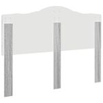 Casa si Gradina - Mobilier - Paturi si accesorii - Accesorii paturi - Tablie de pat cu aripioare gri deschis 163x16x118/128cm catifea - Infinity.ro