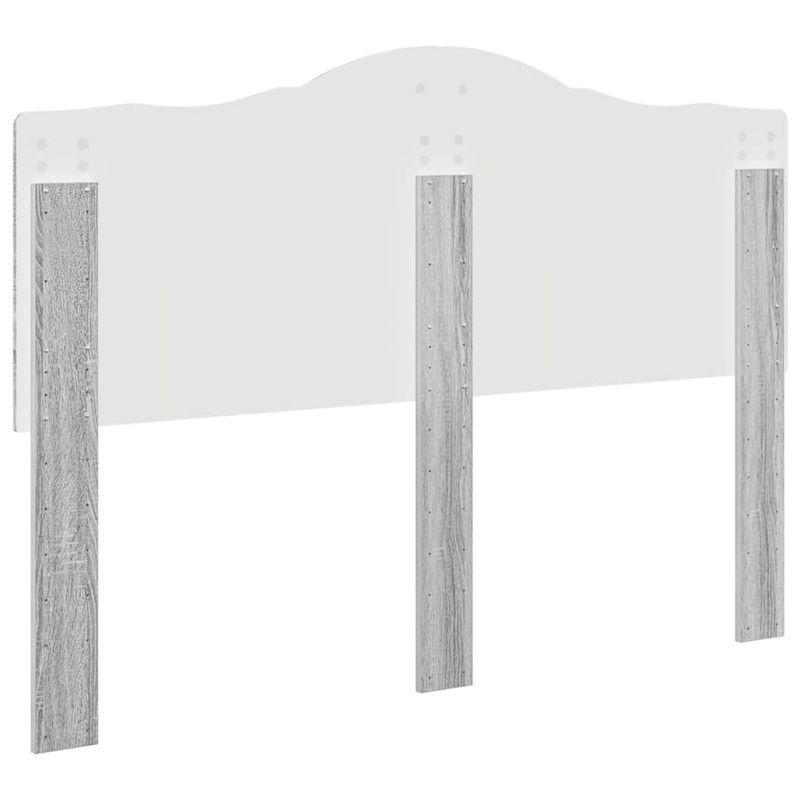 Casa si Gradina - Mobilier - Paturi si accesorii - Accesorii paturi - Tablie de pat cu aripioare gri deschis 163x16x118/128cm catifea - Infinity.ro