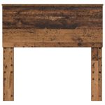 Casa si Gradina - Mobilier - Paturi si accesorii - Accesorii paturi - Tablie de pat cu aripioare gri taupe 163x16x78/88 cm textil - Infinity.ro